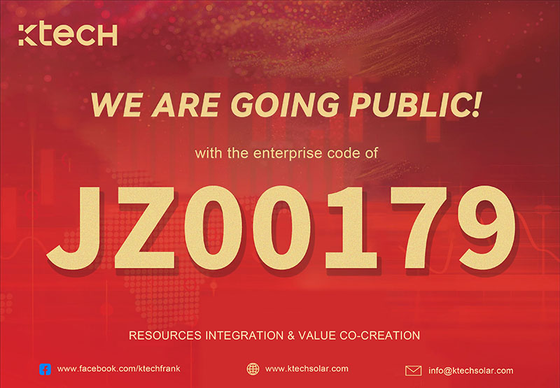 Ktech-we are going public